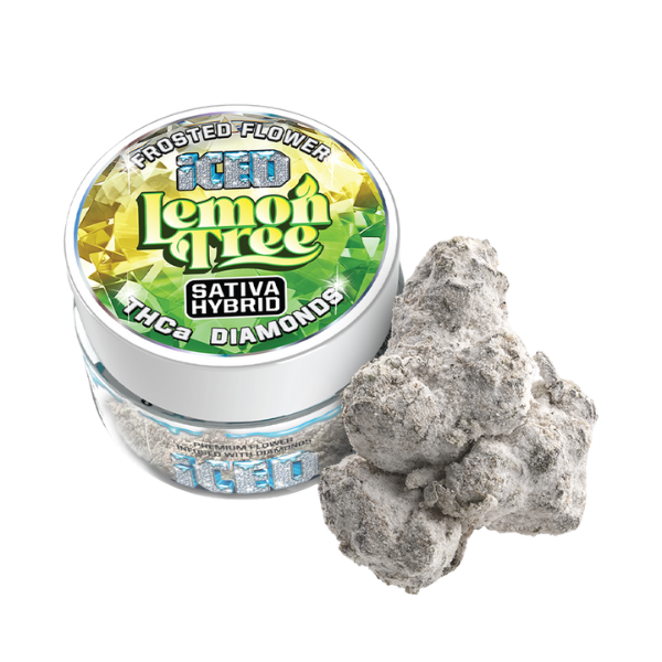 ICED Lemon Tree Sativa Jarred Infused Flower 3.5g – Sluggers