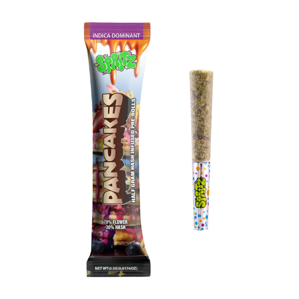 Spritz 1pk Infused Preroll Pancakes Indica