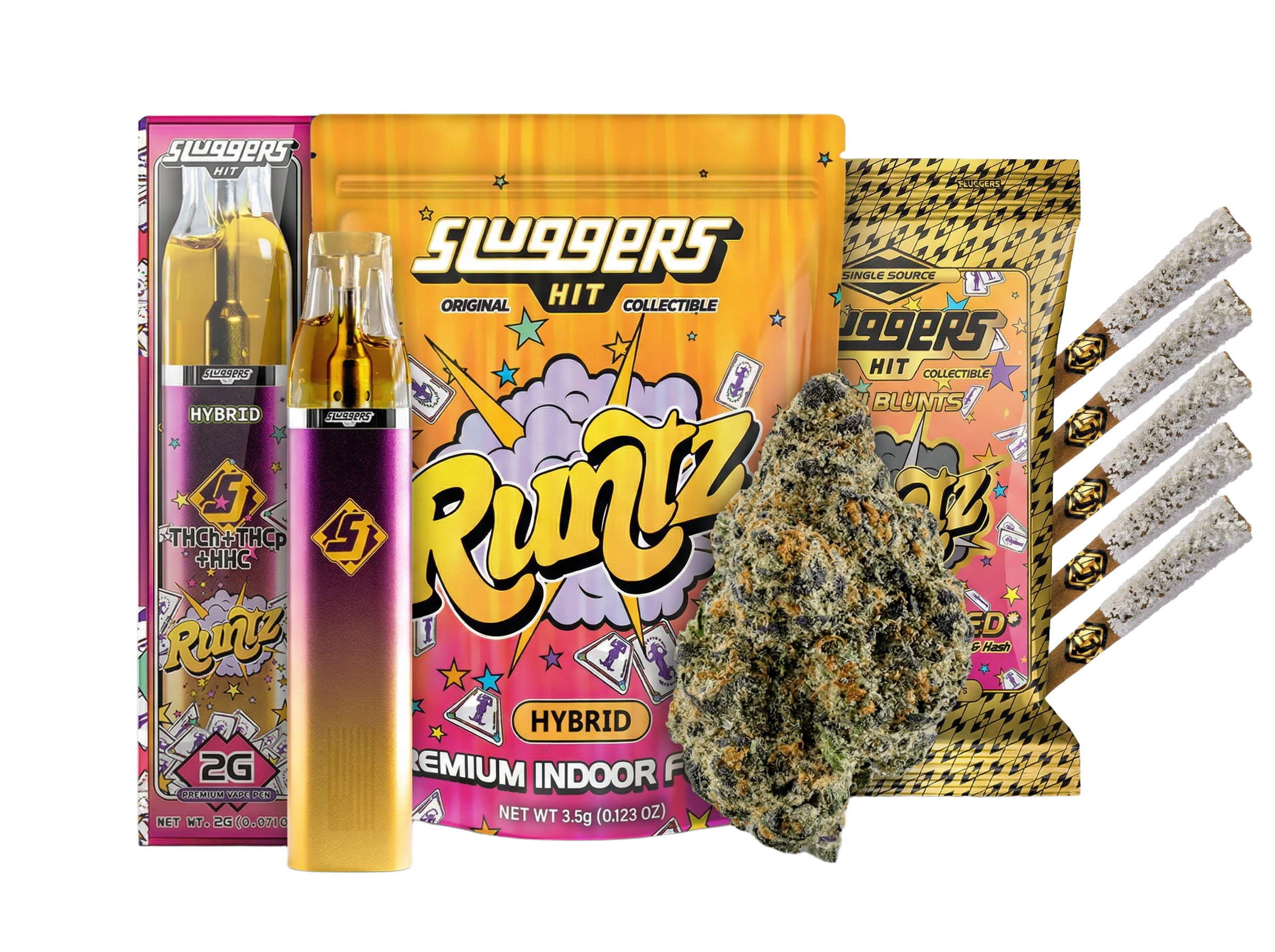 Runtz Bundle - Flower, Mini Blunts & 2g Vape $99 - Sluggers