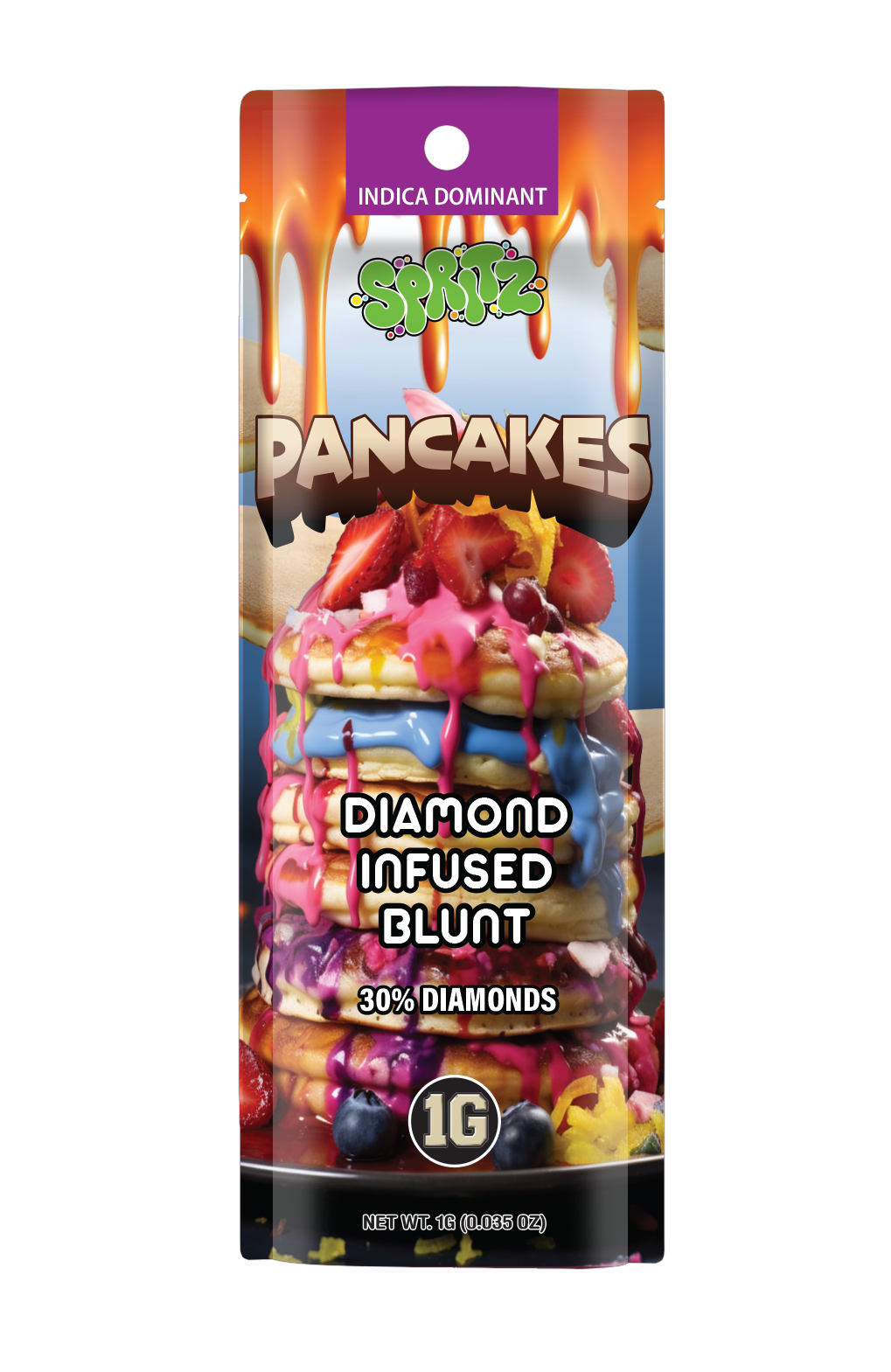 Spritz 1g Infused Blunt Pancakes Indica