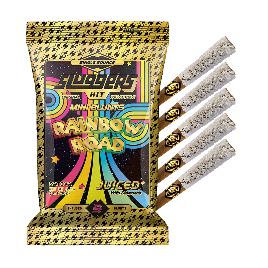Sluggers Rainbow Road Infused mini blunts