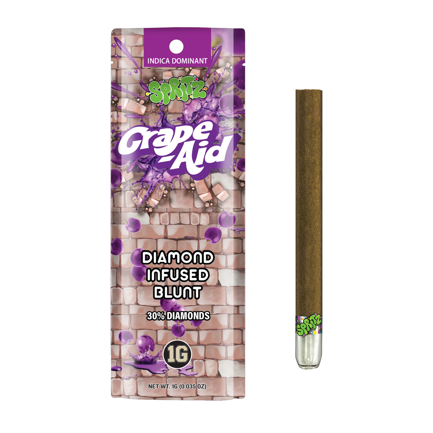 Spritz 1g Infused Blunt Grape-Aid Indica
