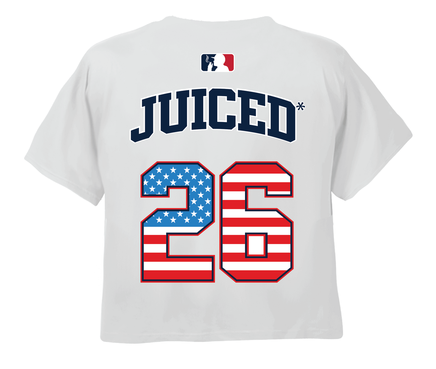 USA 250th Anniversary Crop Top White