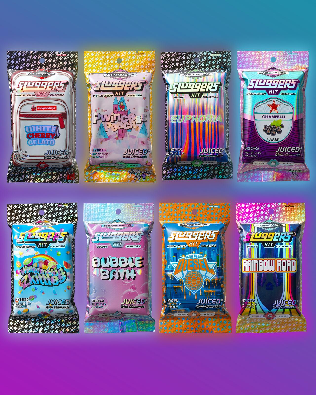 Sluggers Juiced pack flavorss