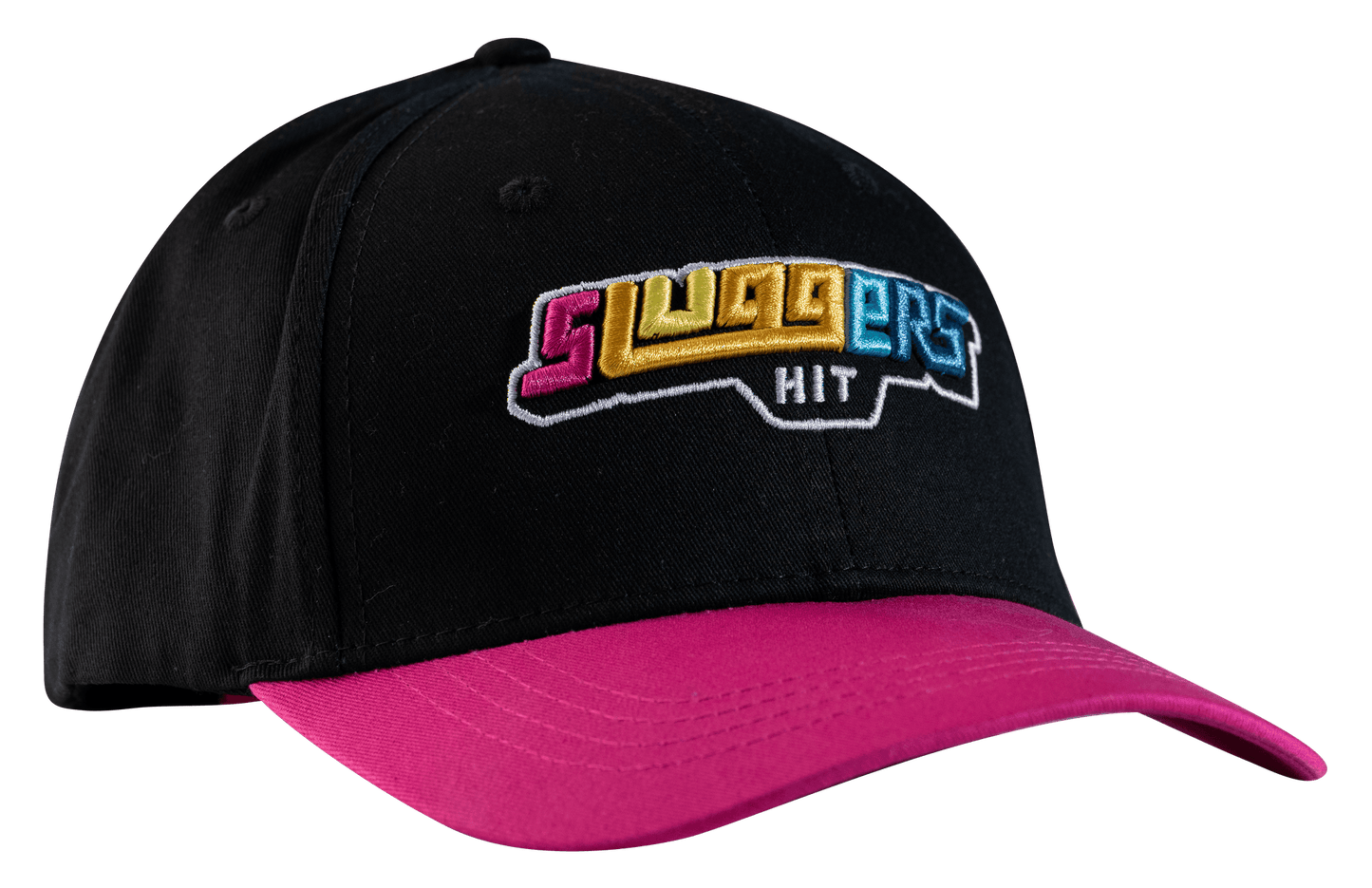Black on Pink Snapback - Hat - Sluggers