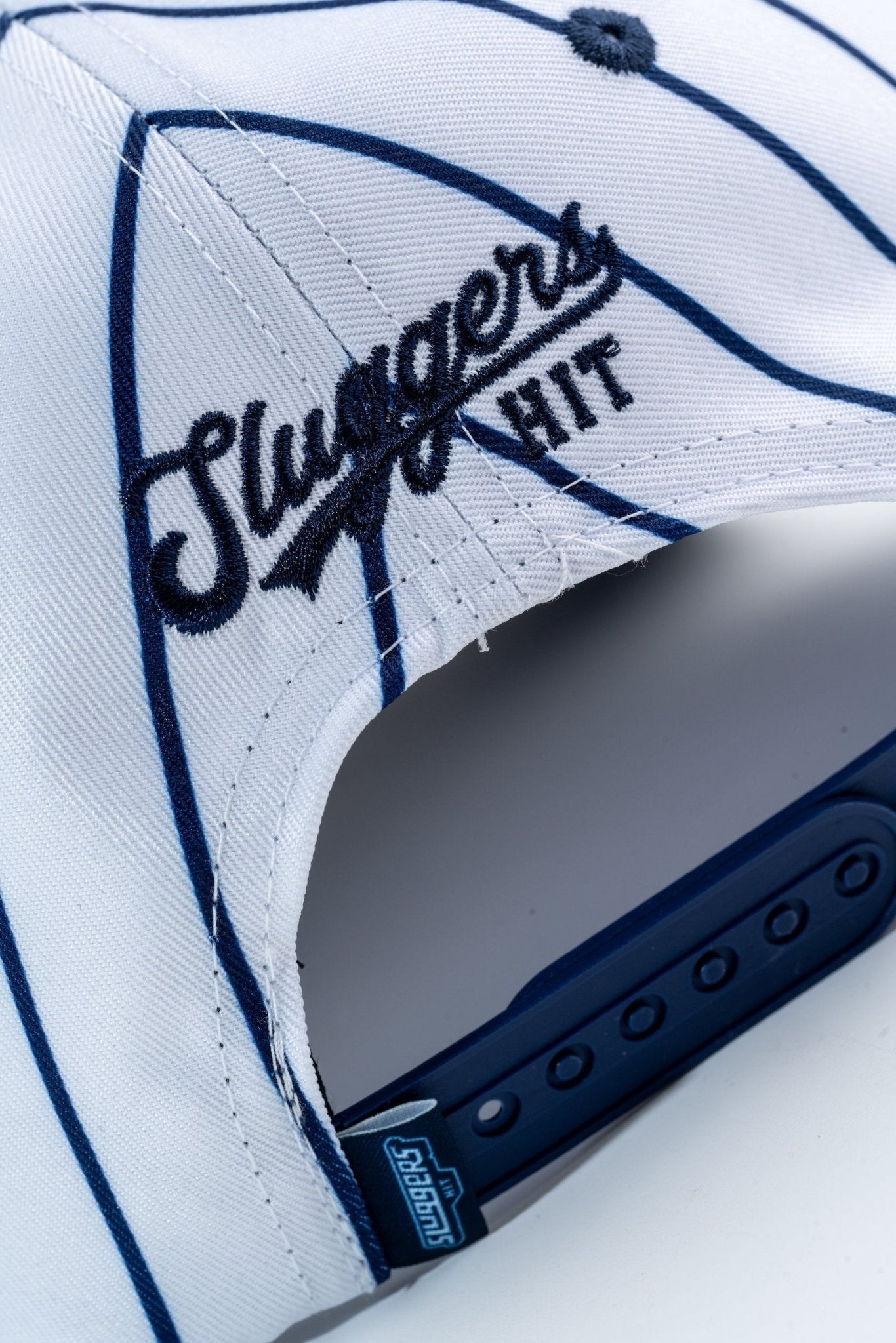 Navy Pinstripe Hat - Hat - Sluggers