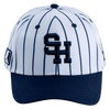 Navy Pinstripe Hat - Hat - Sluggers