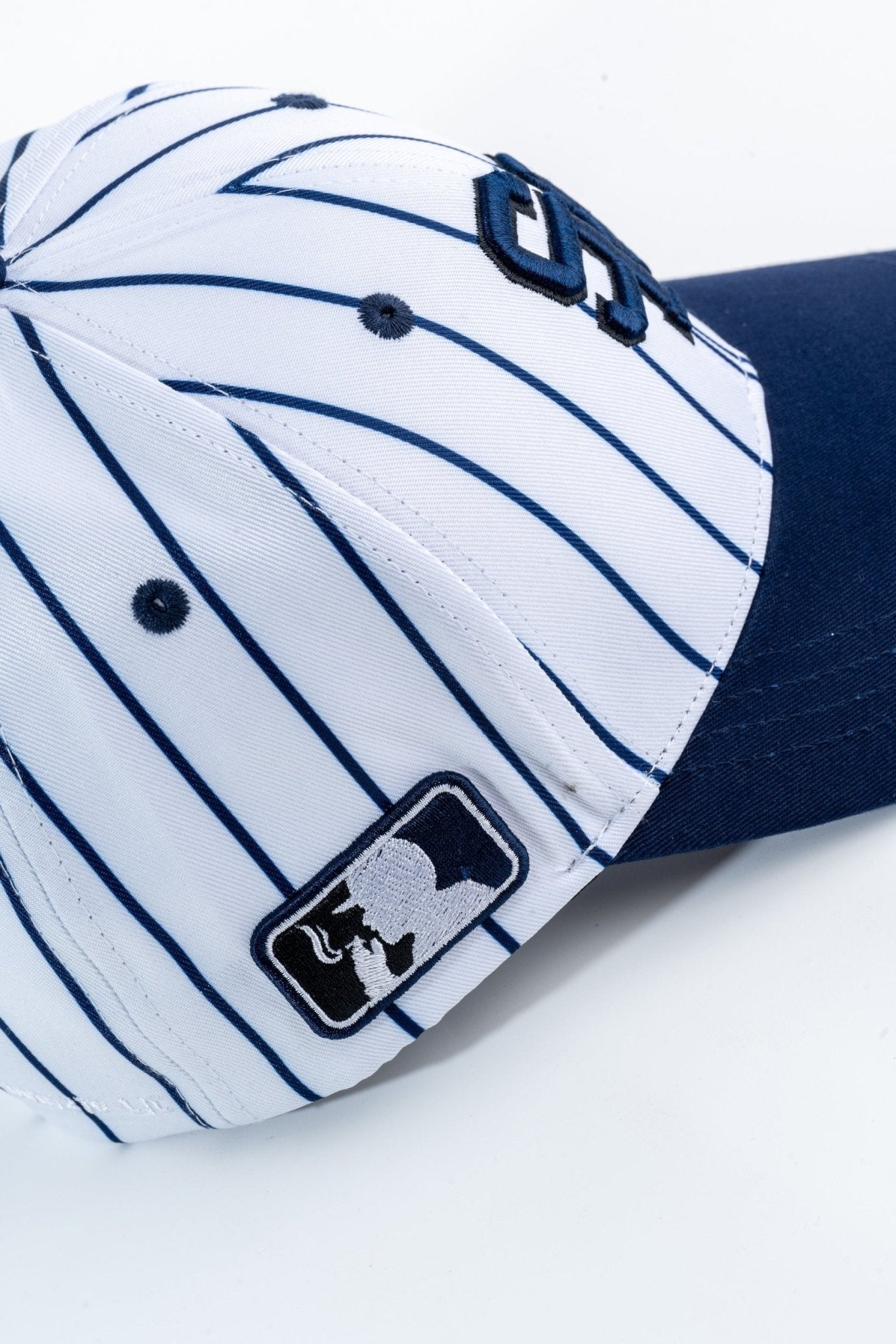 Navy Pinstripe Hat - Hat - Sluggers