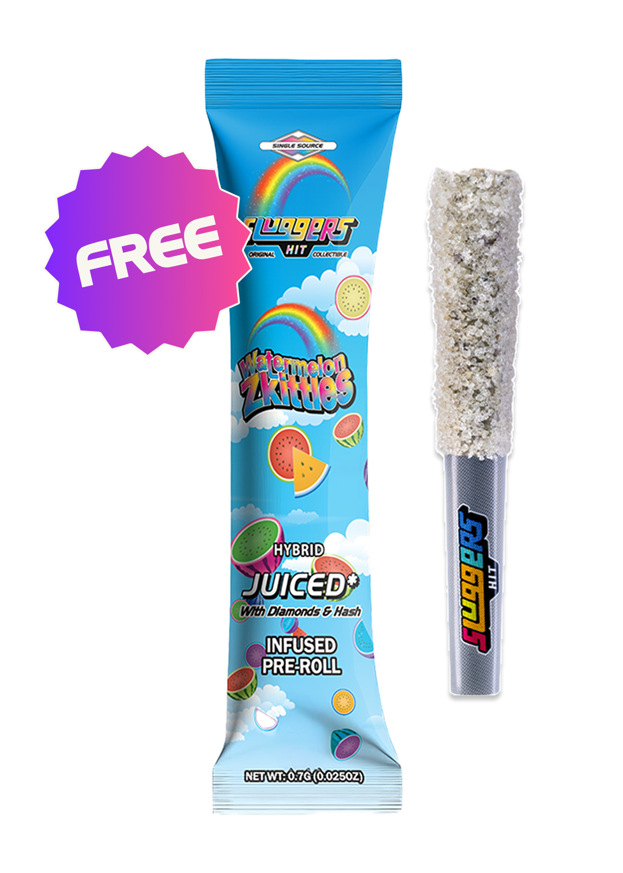 Watermelon Zkittles Hybrid Juiced* 1 Pack (FREE) | Sluggers