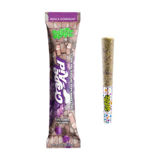 Spritz 1pk Infused Preroll Grape-Aid Indica