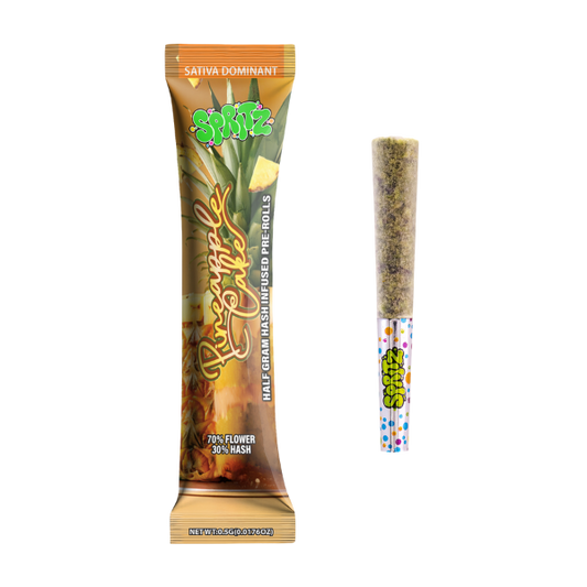 Spritz 1pk Infused Preroll Pineapple Cake Sativa
