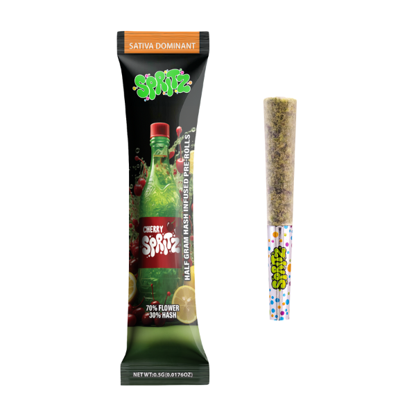Spritz 1pk Infused Preroll Cherry Spritz Sativa
