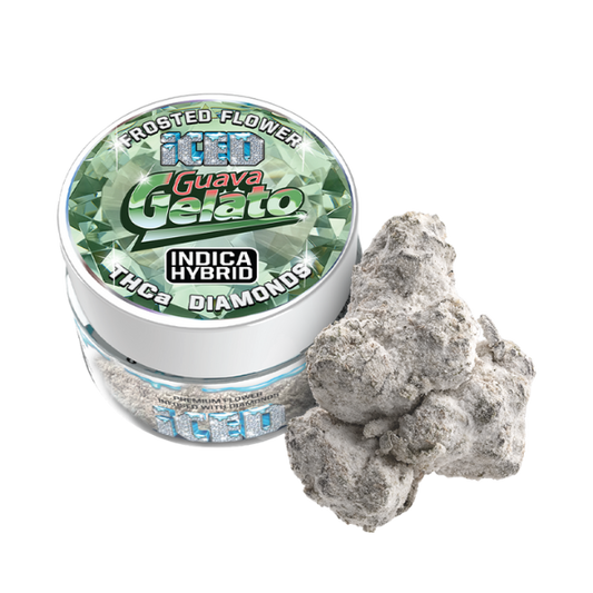 ICED Jarred Infused Flower 3.5g Guava Gelato Indica