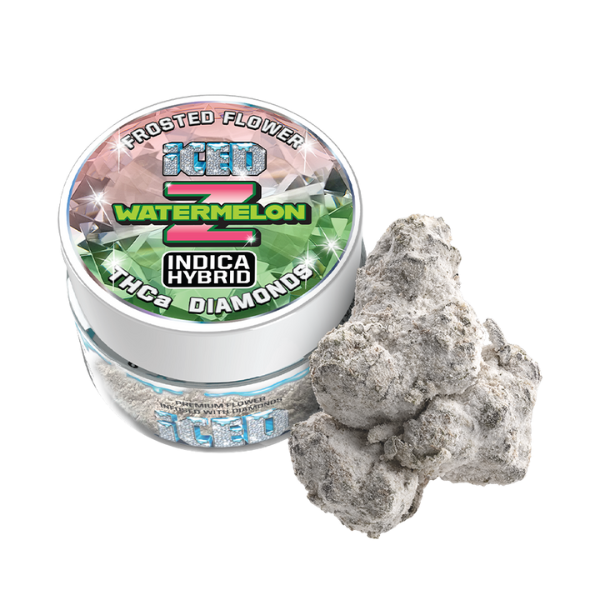 Frosted flower iced watermelon thca diamonds
