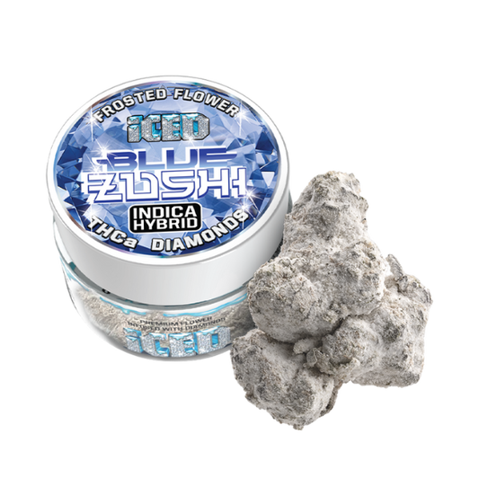 ICED Jarred Infused Flower 3.5g Blue Zushi Indica
