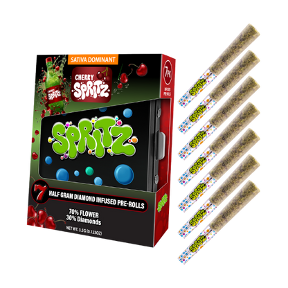 Cherry 7.5 diamond infused pre roll
