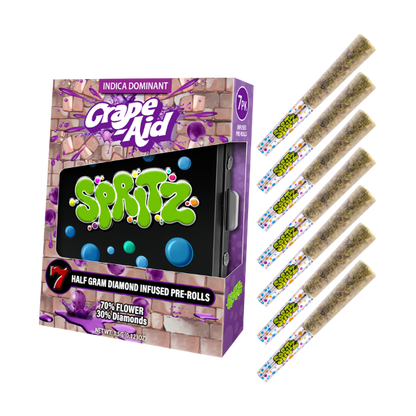 Grape Aid 7.5g Diamond infused preroll