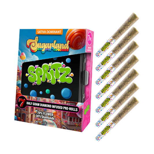 Spritz 7pk Infused Preroll Sugarland Hybrid