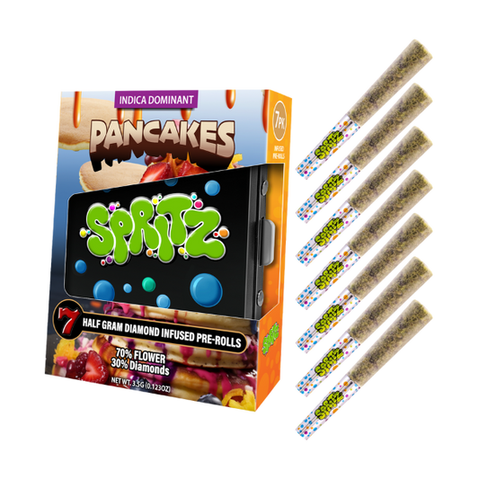 Spritz 7pk Infused Preroll Pancakes Indica