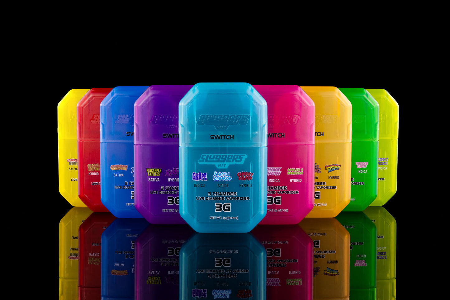 Rainbow Road x Lemon Lime x Purple Punch Vape Super Switch