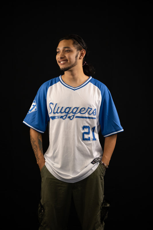 LA Sluggers Blue Baseball Jersey