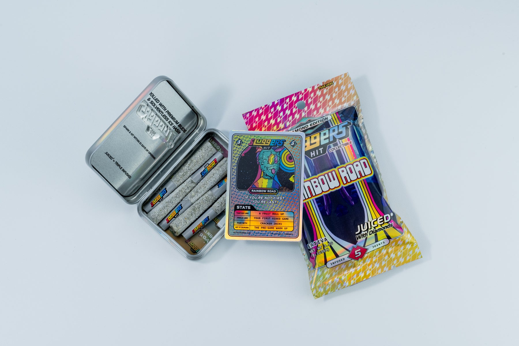 sluggers rainbow road juiced pack