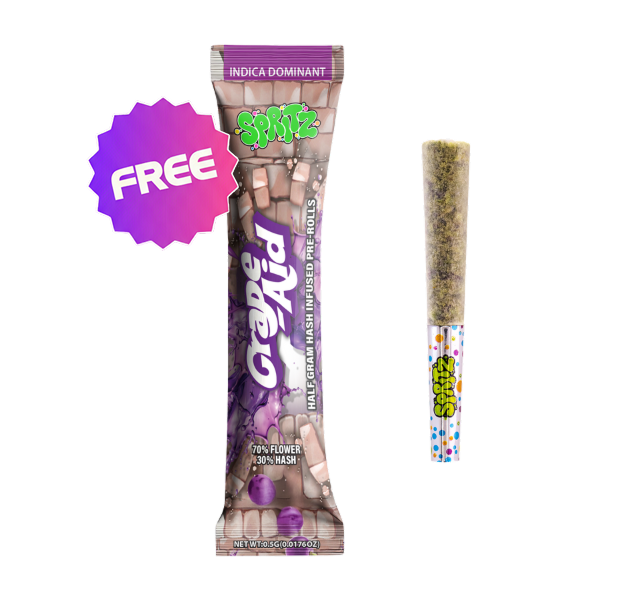 Spritz Grape Aid Indica Infused 1-Pack