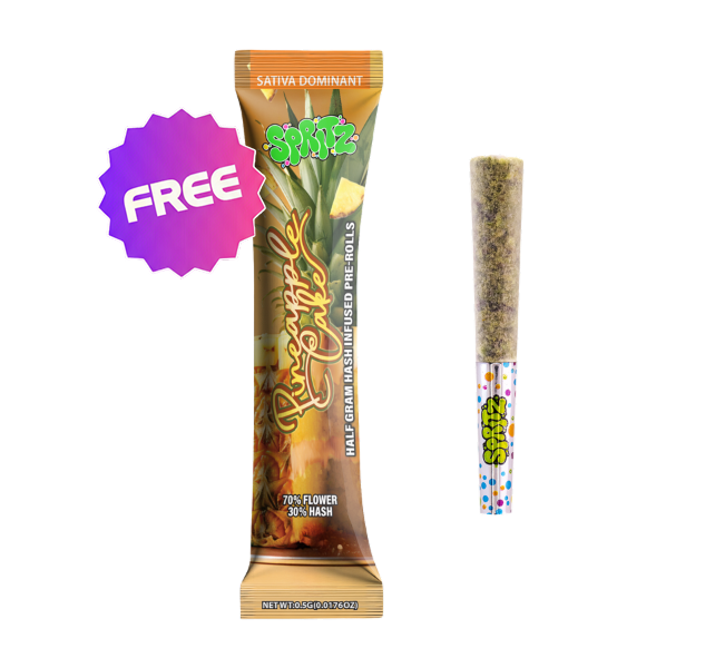 Spritz Pineapple Cake Sativa Infused 1-Pack
