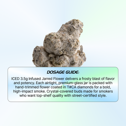 ICED Lemon Tree Sativa Jarred Infused Flower 3.5g
