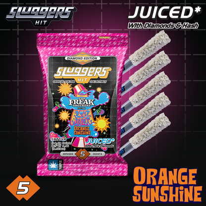 LIMITED EDITION Orange Sunshine Sativa Juiced* 5-Pack