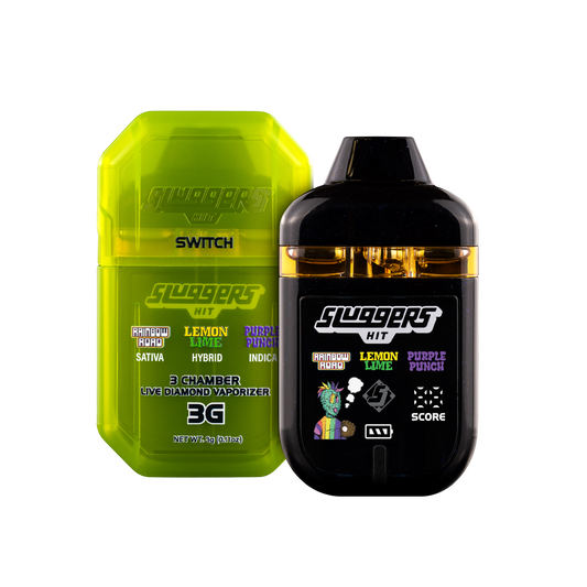 Rainbow Road x Lemon Lime x Purple Punch Vape Super Switch