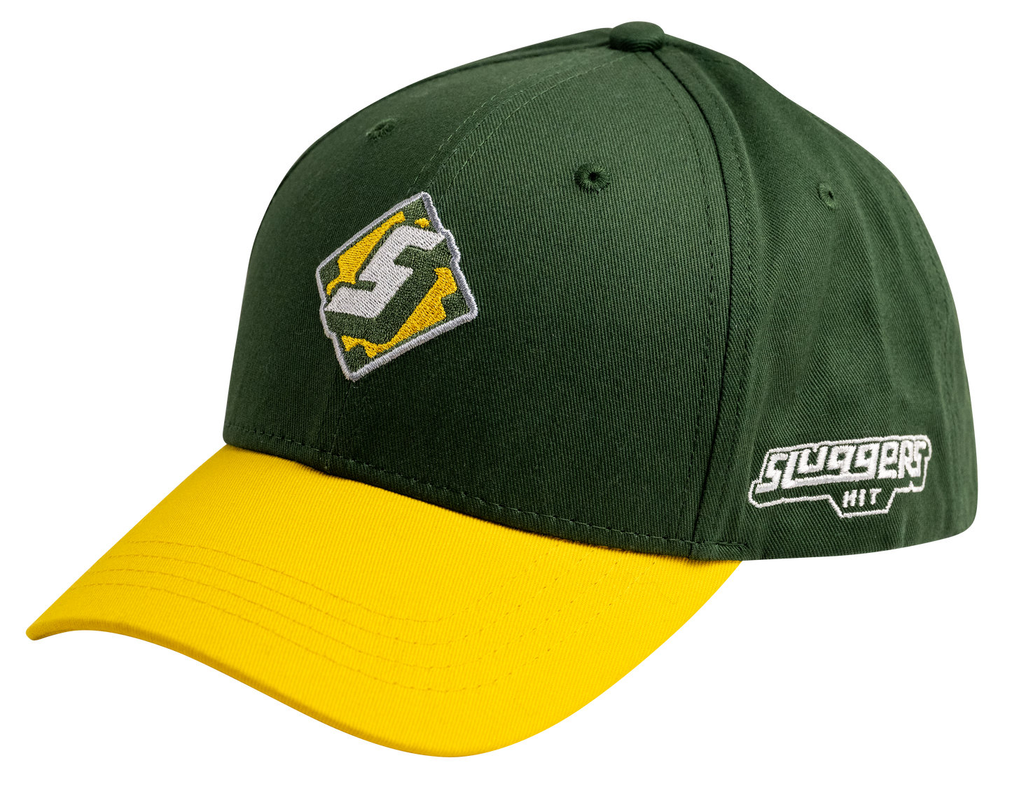 Green/Yellow "S" Diamond Baseball Snapback