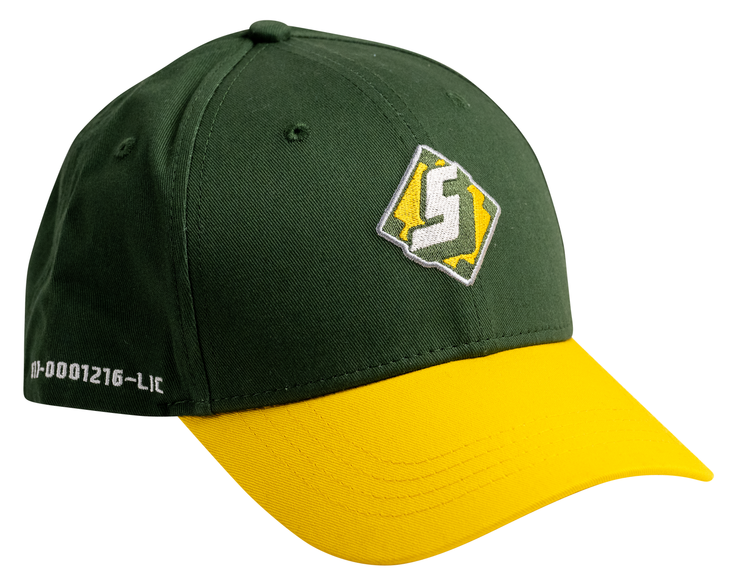 Green/Yellow "S" Diamond Baseball Snapback