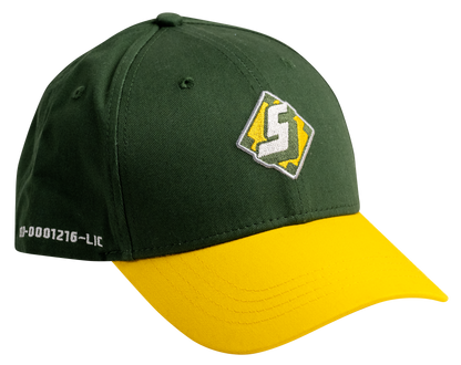 Green/Yellow "S" Diamond Baseball Snapback