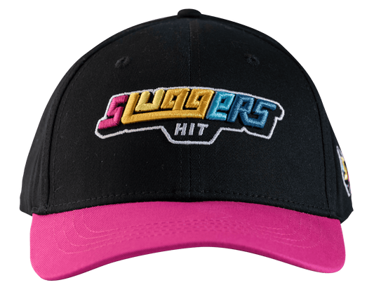 Black on Pink Sluggers Snapback