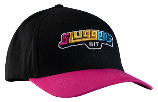 Black on Pink Sluggers Snapback