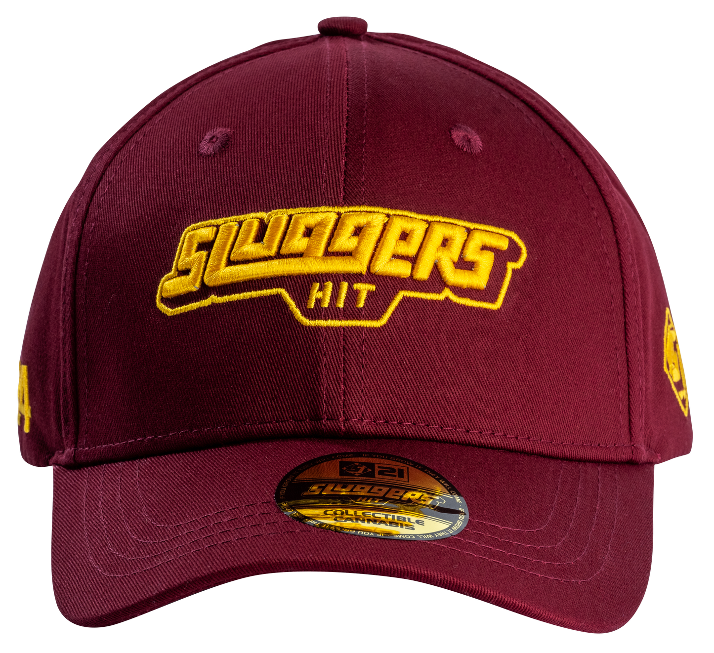 Burgundy Gold Logo Hat
