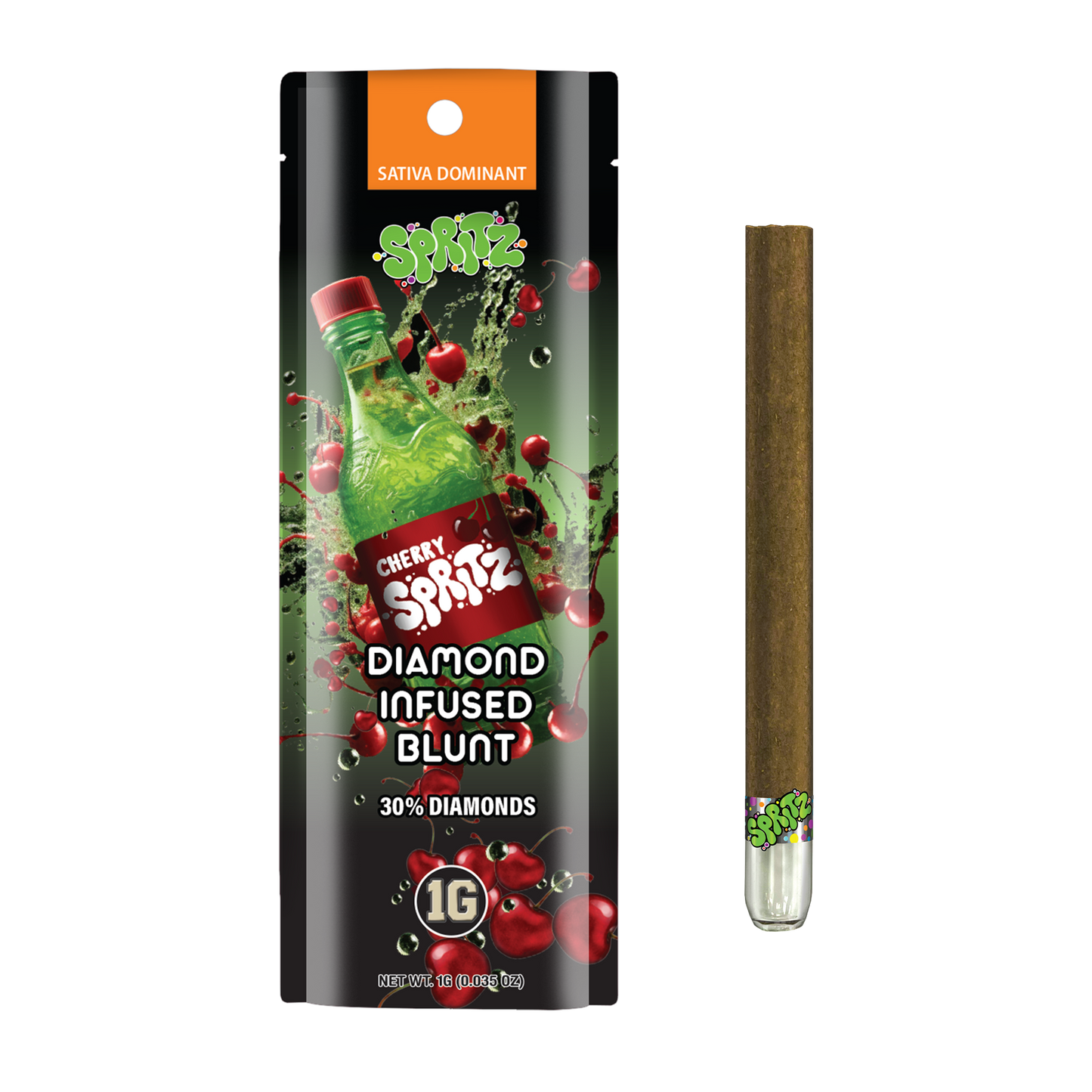 Spritz 1g Infused Blunt Cherry Spritz Sativa