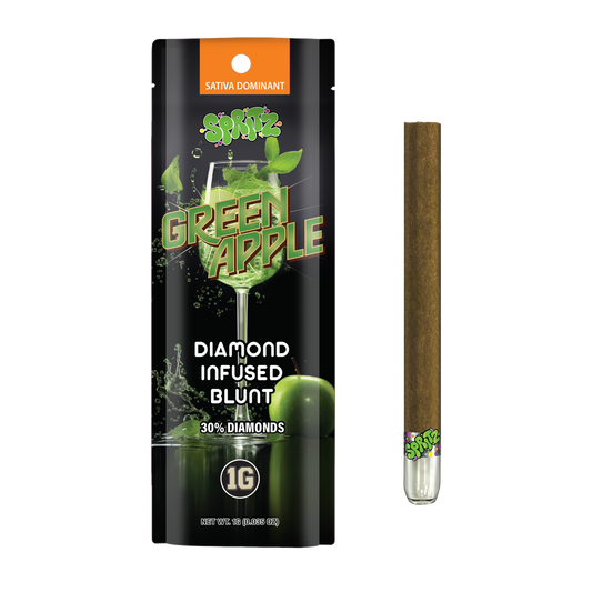Spritz 1g Infused Blunt Green Apple Sativa