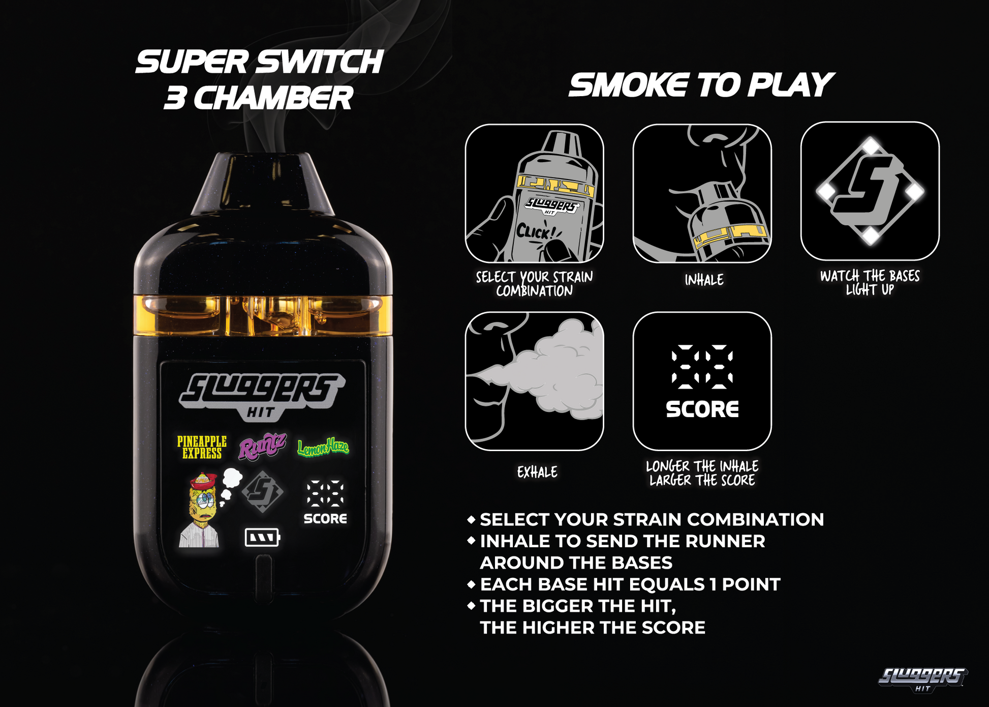 Watermelon Z x Pink Acai x Apples & Bananas Vape Super Switch Watermelon Z x Pink Acai x Apples & Bananas Vape Super Switch