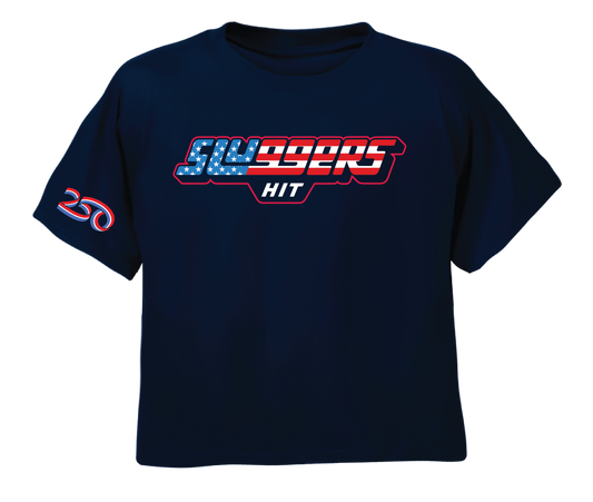 USA 250th Anniversary Crop Top Navy