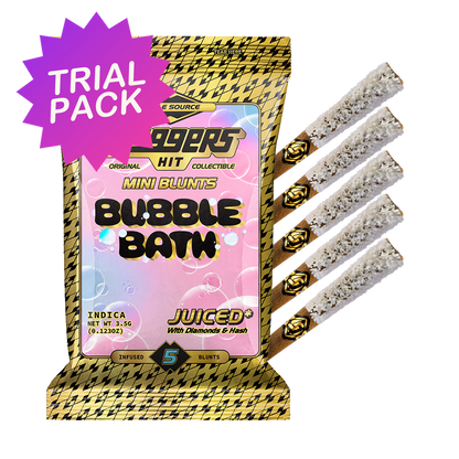 TRIAL PACK - Bubble Bath Indica Mini Blunt 5-Pack
