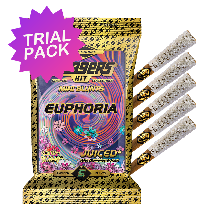 TRIAL PACK - Euphoria Sativa Mini Blunt 5-Pack