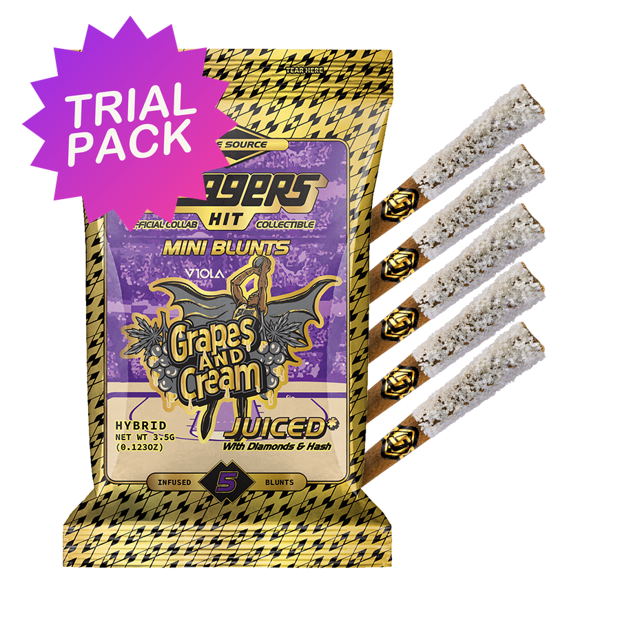 TRIAL PACK - Grapes & Cream Hybrid Mini Blunt 5-Pack