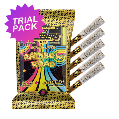 TRIAL PACK - Rainbow Road Sativa Mini Blunt 5-Pack