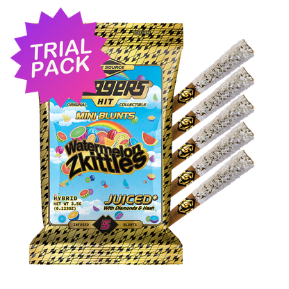 TRIAL PACK - Watermelon Zkittles Hybrid Mini Blunt 5-Pack