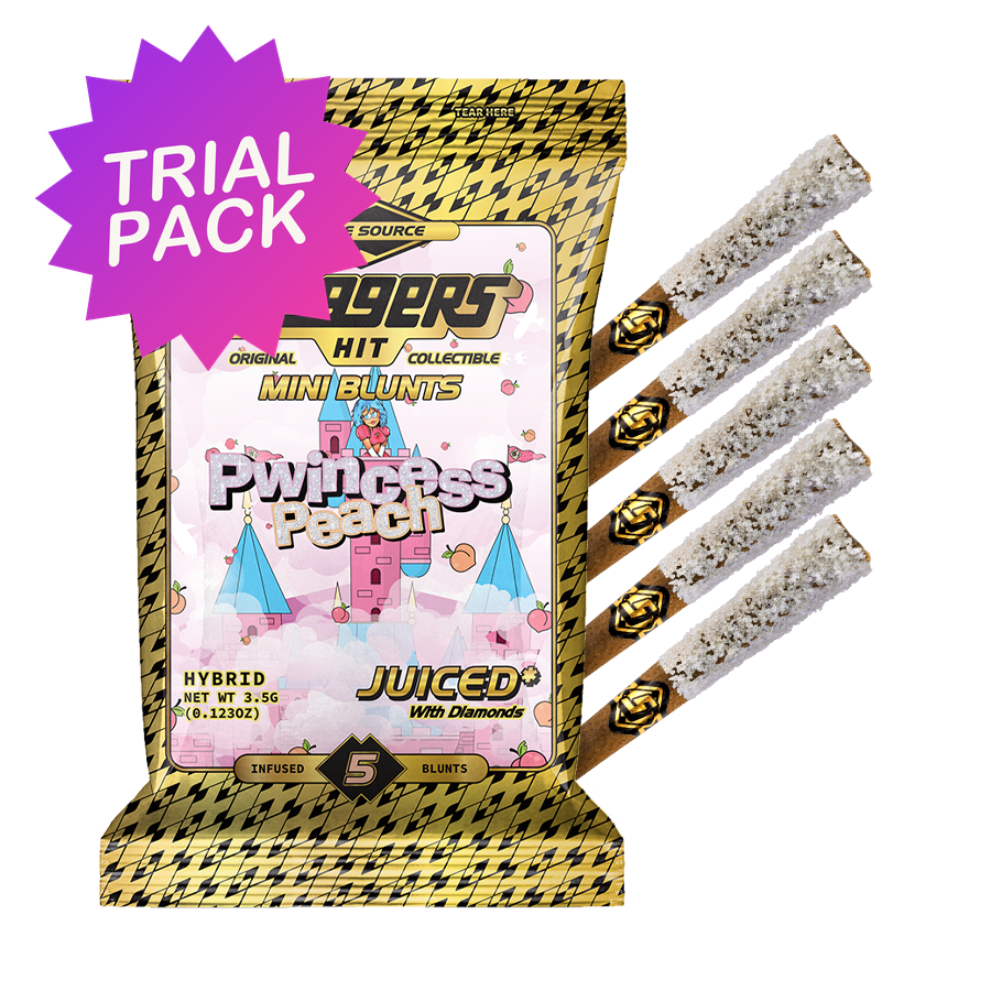 TRIAL PACK - Pwincess Peach Hybrid Mini Blunt 5-Pack
