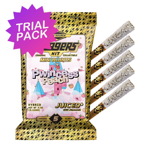 TRIAL PACK - Pwincess Peach Hybrid Mini Blunt 5-Pack