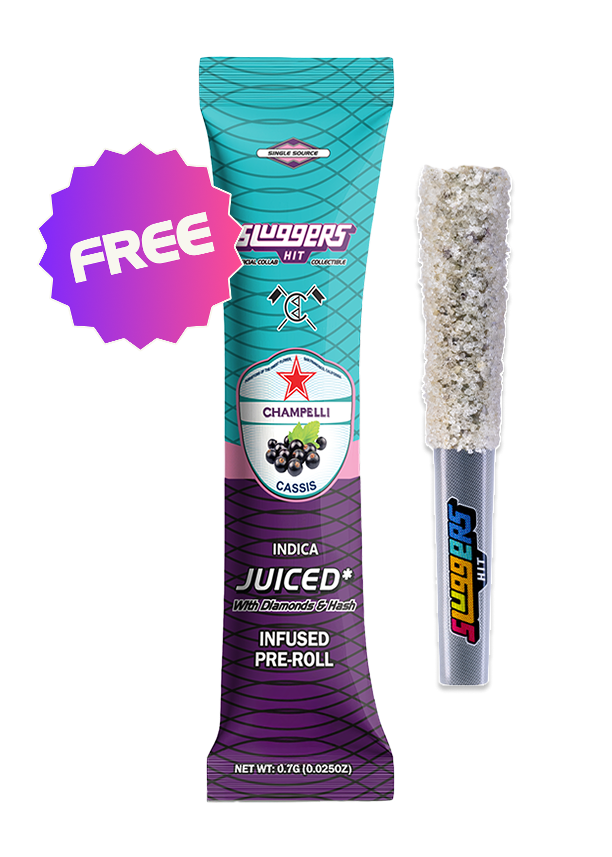 Sluggers Champelli juiced pack pre roll