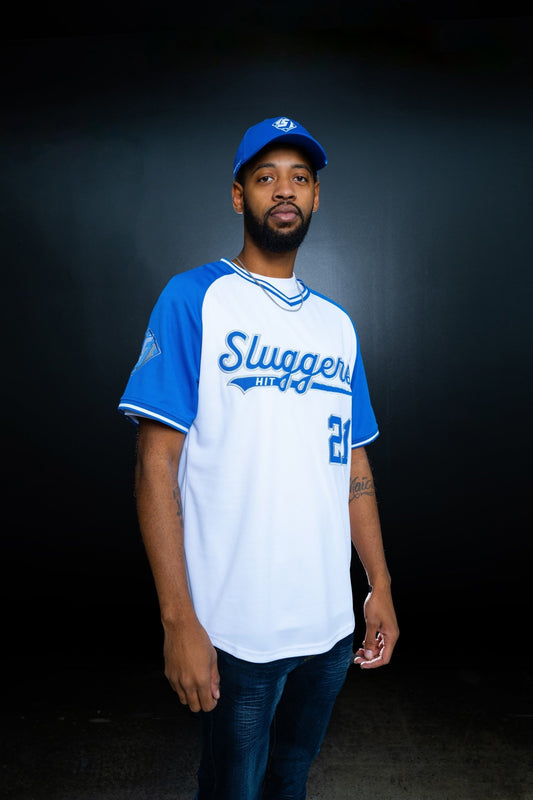 LA Champion Blue Baseball Jersey - Jerseys - Sluggers